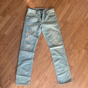 NWOT Light Wash Ralph Lauren Prescott 208 Jeans Patches